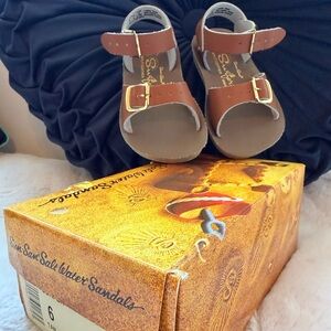 Salt Water Sandals by Hoy - Tan